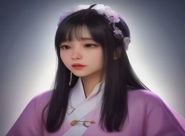 奇幻逆袭复仇漫画封面，美人女主从受苦到觉醒，眼神坚毅背后是华丽的奇幻世界